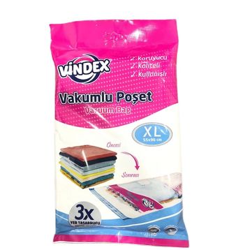 Vindex 55x90 cm XLarge Vakumlu Poşet