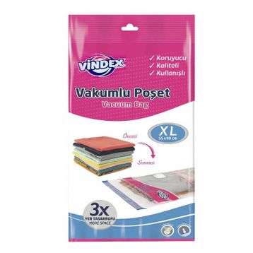 Vindex 55x90 cm XLarge Vakumlu Poşet
