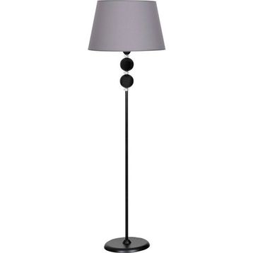 Vinner Delhi Siyah Çift Küre Kristal Taşlı Metal Lambader
