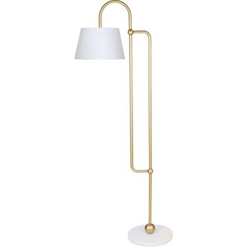 Vinner Genova Eskitme Mat Gold Metal Lambader
