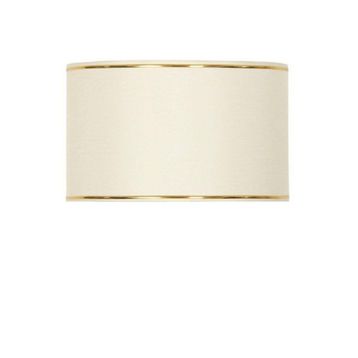 Vinner Gold Şeritli Krem Silindir Lambader Başlığı