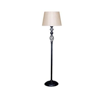 Vinner Siyah Kaplama Helezon Paslanmaz Metal Modern Lambader