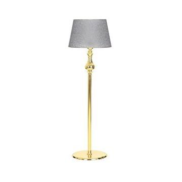 Vinner Solid Gold Kaplama Düz Metal Ayak Gri Kırçıl Lambader