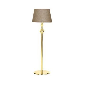 Vinner VNR0406SG038 Solid Gold Kaplama Düz Metal Ayak Çuval Bezi Efektli Lambader