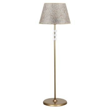 Vinner VNR1506DSCNC018 Siyah Kaplama Conic Düz Tek Ayak Metal Gold Şeritli Haki Yeşil Lambader