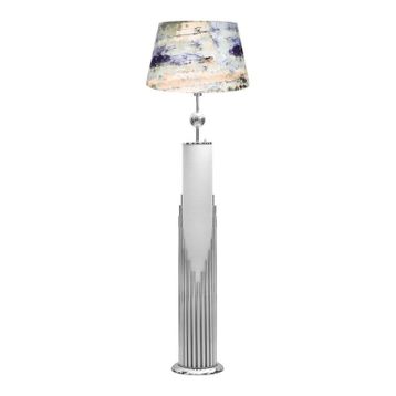 Vinner VNRDHKKLMB039 Doha Krom Kaplama Gövde Işıklı Özel Tasarım Blumixed Metal Lambader