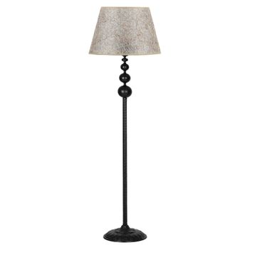 Vinner VNRKROMLILLELMBD054 Lille Krom Kaplama Üçlü Kare Kristal Detaylı Metal Çvi Desenli Lambader