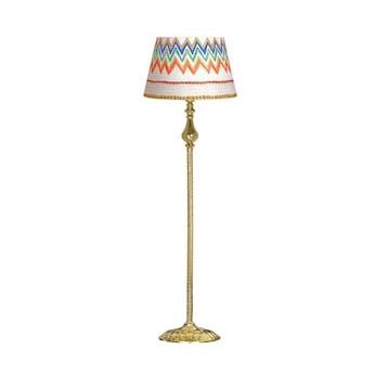 Vinner VNRMADGKLMB035 Madelyn Krem Dalgalı Gold Kaplama Burgulu Metal Lambader