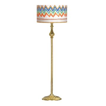 Vinner VNRMADGKLMB035 Madelyn Krem Dalgalı Gold Kaplama Burgulu Metal Lambader