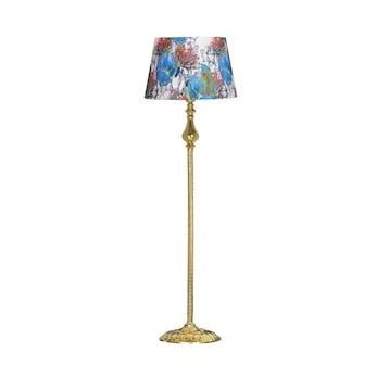 Vinner VNRMADGKLMB097 Madelyn Flowers Desenli Gold Kaplama Burgulu Metal Lambader