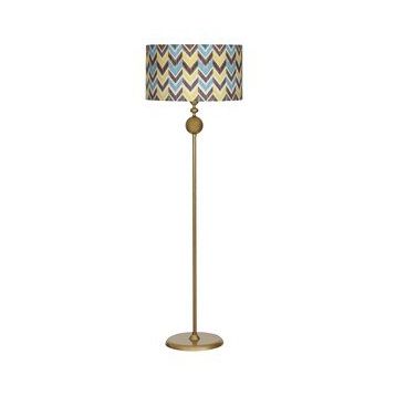 Vinner VNROSLOESDZLM0107006 Ottowa Eskitme Tekli Küre Metal Ayaklı Çvş Desenli Lambader
