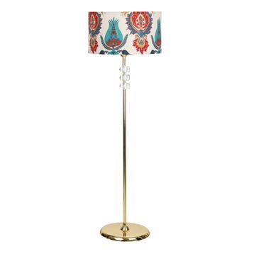 Vinner VNRVGAEKLMB036 Vega Eskitme Üçlü Küre Tek Ayaklı Metal Cappadocia Desenli Lambader