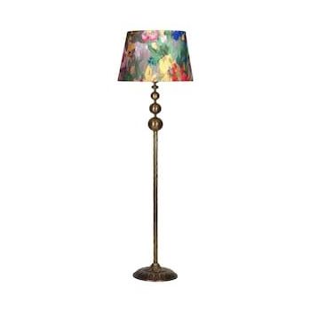 Vinner VNRVGAEKLMB050 Vega Eskitme Üçlü Küre Tek Ayaklı Metal Violet Lambader