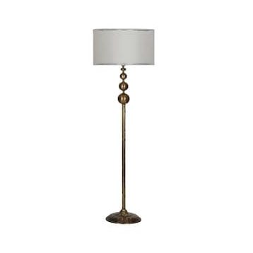 Vinner VNRVGAEKLMB076 Vega Eskitme Üçlü Küre Tek Ayaklı Metal Krom Şeritli Gri Lambader