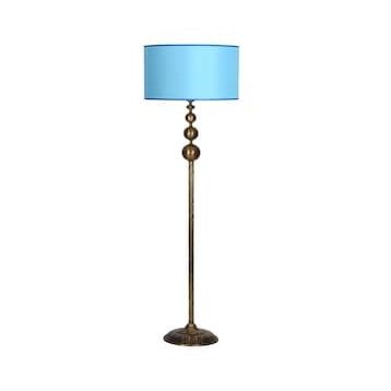 Vinner VNRVGAEKLMB091 Vega Eskitme Üçlü Küre Tek Ayaklı Metal Turkuaz Lambader