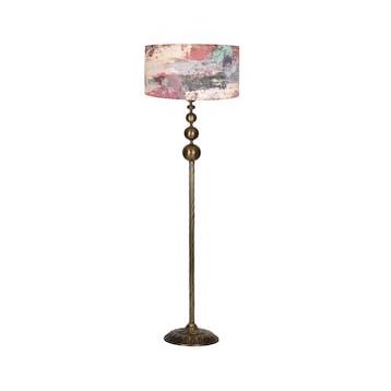 Vinner VNRVGAEKLMB092 Vega Eskitme Üçlü Küre Tek Ayaklı Metal Redmixed Lambader
