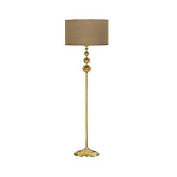 Vinner VNRVGAGKLMB015 Vega Gold Üçlü Küre Tek Ayaklı Metal Pre Kahve Lambader