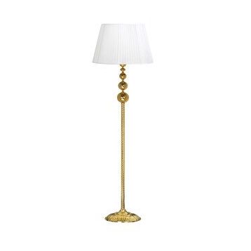Vinner VNRVGAGKLMB046 Vega Gold Üçlü Küre Tek Ayaklı Metal Organize Beyaz Lambader