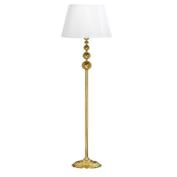 Vinner VNRVGAGKLMB046 Vega Gold Üçlü Küre Tek Ayaklı Metal Organize Beyaz Lambader