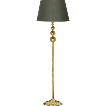 Vinner VNRVGAGKLMB080 Vega Gold Üçlü Küre Tek Ayaklı Metal Haki Lambader
