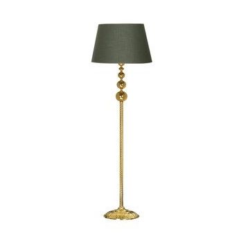 Vinner VNRVGAGKLMB080 Vega Gold Üçlü Küre Tek Ayaklı Metal Haki Lambader