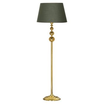 Vinner VNRVGAGKLMB080 Vega Gold Üçlü Küre Tek Ayaklı Metal Haki Lambader