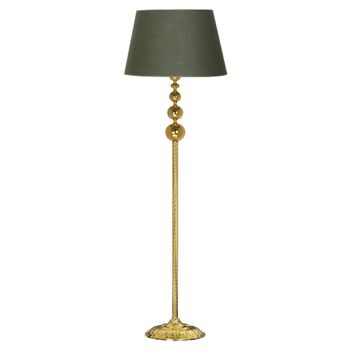 Vinner VNRVGAGKLMB080 Vega Gold Üçlü Küre Tek Ayaklı Metal Haki Lambader