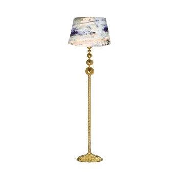 Vinner VNRVGAGKLMB094 Vega Gold Üçlü Küre Tek Ayaklı Metal Blumixed Lambader