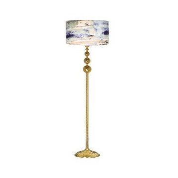 Vinner VNRVGAGKLMB094 Vega Gold Üçlü Küre Tek Ayaklı Metal Blumixed Lambader