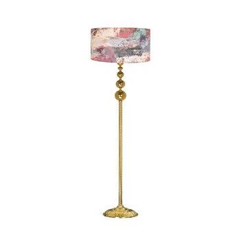 Vinner VNRVGAGKLMB099 Vega Gold Üçlü Küre Tek Ayaklı Metal Redmixed Lambader
