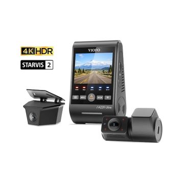 Viofo A229 Ultra 4K+4K+1080P Sony Starvis 2 Sensörlü HDR Wi-Fi 6 GPS'li 3 Kameralı Ön İç Arka Dış Su Geçirmez Araç Kamerası