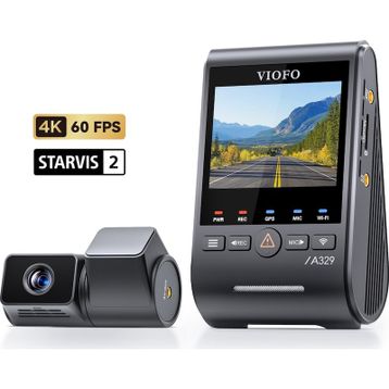 Viofo A329T 4K 60 FPS 2K Wi-Fi 6 HDR Sony STARVIS 2 Sensör GPS'li 2 Kameralı Ön Telefoto SSD Destekli Araç Kamerası