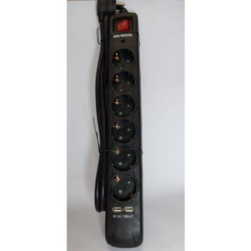 Violeda TVL-6010 Siyah 6'lı Usb Akım Koruma Grup Priz