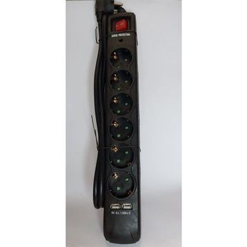 Violeda TVL-6010 Siyah 6'lı Usb Akım Koruma Grup Priz