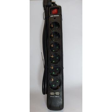 Violeda TVL-6010 Siyah 6'lı Usb Akım Koruma Grup Priz