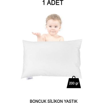Vionel Home 200 gr 35x45 Beyaz Antialerjik Bebek Yastık Boncuk Silikon Pamuklu Kılıf