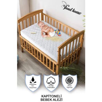 Vionel Home Pamuk Kapitone Full Kenar Fitted Bebek ve Çocuk Yatak Koruyucu