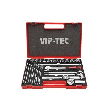 Vip-Tec Vt114137 1/2'' 37 Parça Lokma Ve Kombine Anahtar Takımı