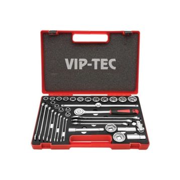 Vip-Tec Vt114137 1/2'' 37 Parça Lokma Ve Kombine Anahtar Takımı