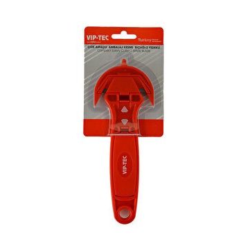 VIP-TEC VT875126Y Çok Amaçlı Ambalaj Açma Maket Bıçağı / Falçata