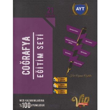 Vip Yayınları AYT Coğrafya Eğitim Seti