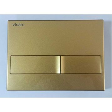 Visam Karina Buton Altın Sarısı Boyalı Parlak Gold Altın Sarısı Gömme Rezervuar Kumanda Paneli