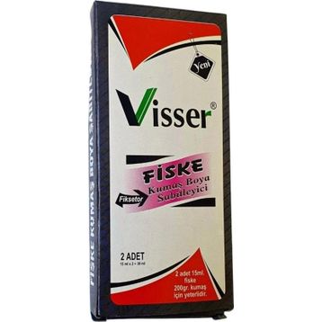 Visser 2x15 ml Toz Kumaş Boyası Sabitleştirici