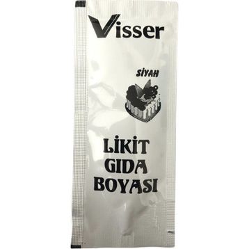 Visser Siyah 12 ml Likit Gıda Boyası