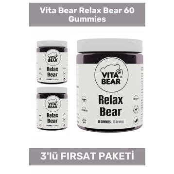 Vita Bear Relax Bear 3x60 Çiğnenebilir Tablet