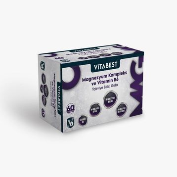 Vitabest Magnezyum Kompleks Vitamin B6 60 Tablet