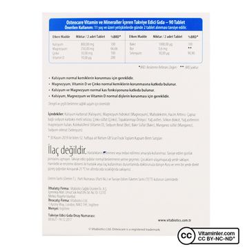 Vitabiotics Osteocare Original 90 Tablet