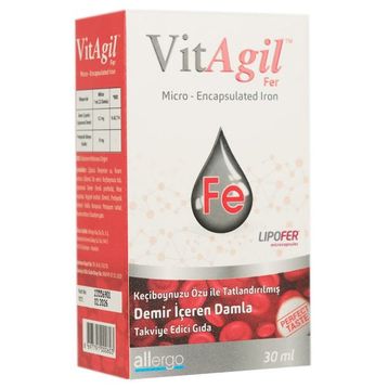 VitAgil Fer Demir 30 ml Damla