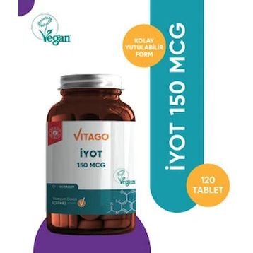 Vitago İyot 150 mcg 120 Tablet