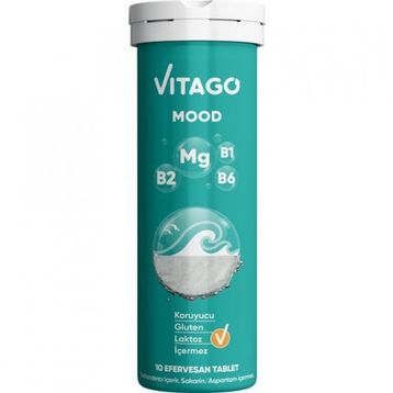 Vitago Mood Magnezyum 10 Efervesan Tablet